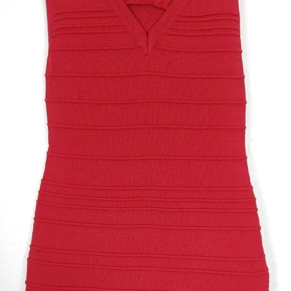 Forever 21 Sexy Strappy Red Bodycon Dress - Picture 4 of 6